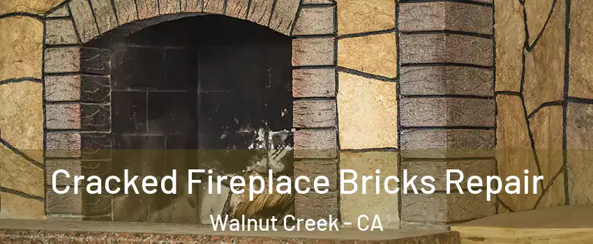  Cracked Fireplace Bricks Repair Walnut Creek - CA