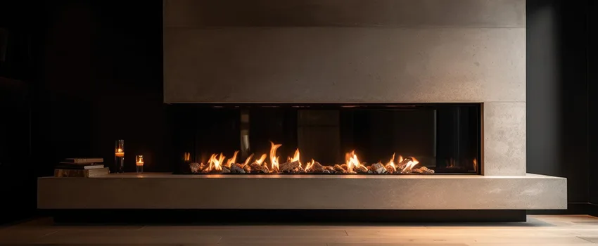Gas Fireplace Ember Bed Design Services in Walnut Creek, California