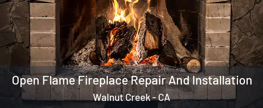  Open Flame Fireplace Repair And Installation Walnut Creek - CA